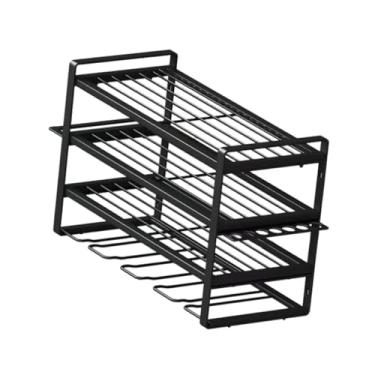 Imagem de Power Tool Organizer 4 Layer Storage Rack Easily Install Iron Wall Mount Heavy Duty Drill Holder Tool Shelf for Bathroom Home/501