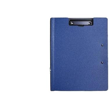 Imagem de Pasta Catálogo com Prancheta A4 em Material Resistente Ideal para Estudantes e Profissionais(AZUL,1)