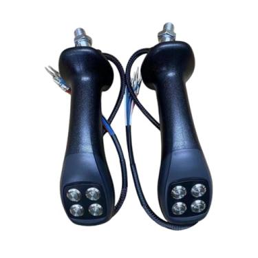 Imagem de Xgdsnly Alça de 4 Botões para Escavadeira de Rodas, Botão de Agarrar Toras, Alavanca de Joystick, Alto Desempenho, Fácil Instalação, Alavanca de Controle, para Mão Esquerda
