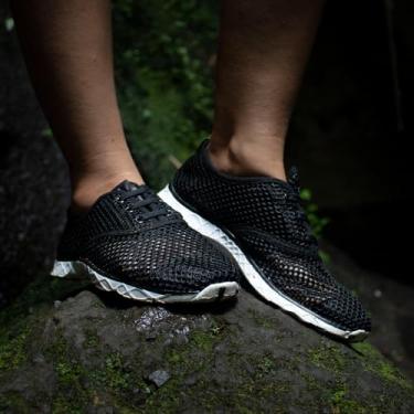 Imagem de Tênis feminino leve aquático sem cadarço de secagem rápida, Preto, 35