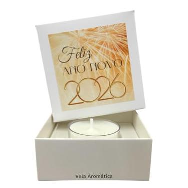Imagem de Velitah Brasil, 6 Lembrancinhas De Feliz Ano Novo Reveillon Vela Aromática Velitah Brasil