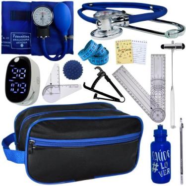 Imagem de Kit Fisioterapia Maleta Goniometro Martelo Buck Completo - Love Saude,