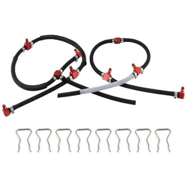 Imagem de KPALAG Conjunto de mangueira de retorno de combustível para injetor de combustível diesel compatível com GM Duramax 6.6L LLY LBZ LMM 2004.5-2010 2004-2010 Sierra Silverado 2500HD 3500HD Substituição #