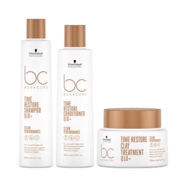 Imagem de Schwarzkopf BC Clean Time Restore Q10+ Kit de Tratamento (3 produtos)