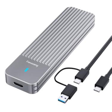 Imagem de fanxiang Gabinete Ssd, Usb 3.2 Gen 2 (10 Gbps), Adaptador/Leitor M.2 Nvme/Sata, Unidade De Estado Sólido Externa Com Suporte Para Chaves M E B+M, Tamanhos 2230/2242/2260/2280 Ssds, Md87