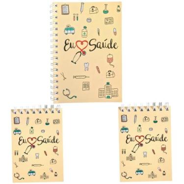 Imagem de Kit Bloquinho Anotação Bloco Notas Enfermagem Agenda Agendinha Persona