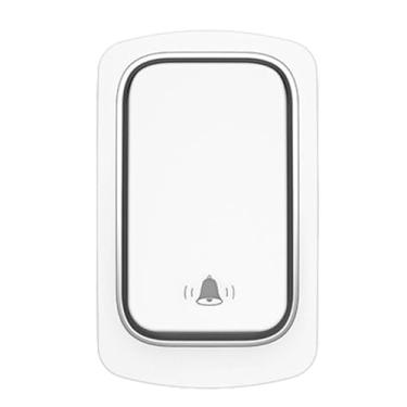 Imagem de Campainha Residencial Dupla Sem Fio e Sem Bateria 38 Toques [Branco]