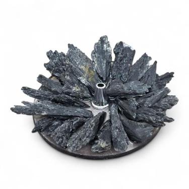 Imagem de Incensário Pedra Cianita Negra Vassoura da Bruxa Bruta - Flash