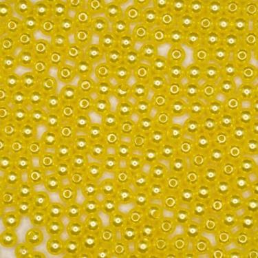 Imagem de Miçanga Passante Pérola Abs Amarela 6mm 500pçs 75g - Macall