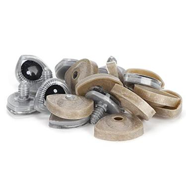 Imagem de Boneca dos desenhos animados olhos resina plástica estereoscópico realista 3d animal brinquedo olhos acessórios para boneca urso de pelúcia brinquedos 10 conjuntos 3 tamanhos (17X20MM (10 peças por pacote))