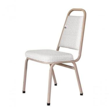 Imagem de Cadeira Empilhável Para Hotelaria Linha Hotel Jersey Branco