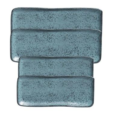 Imagem de Conjunto Com 04 Travessas Retangular Orgânico Night Sky Porto Brasil