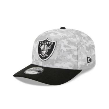 Imagem de BONE NEW ERA 9SEVENTY LAS VEGAS RAIDERS NFL SALUTE SERVICE 2025 MILITAR-Masculino