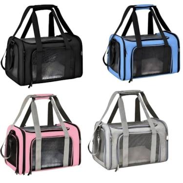 Imagem de Bolsa Transporte Cães E Gatos Mochila Avião Viagem Mala (ALEATORIO)