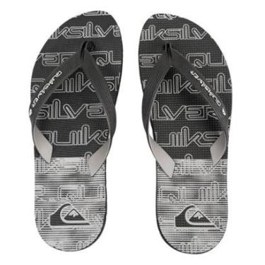 Imagem de Chinelo Quiksilver Layback Rubber Hown Down Preto-Masculino