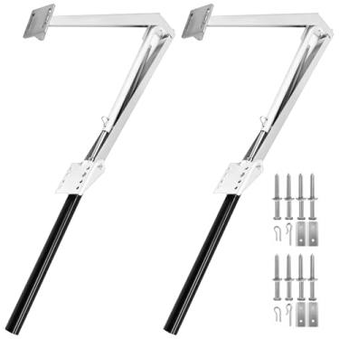 Imagem de Pacote com 2 abridores de teto para estufa de jardim, kits de ventilação de mola de alumínio, mecanismo sensível à temperatura solar para fluxo de ar controlado