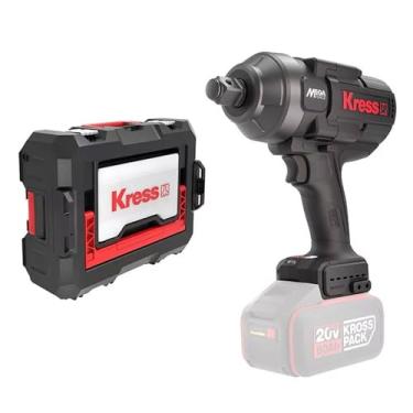 Imagem de Chave de Impacto Brushless Kress KUB35.91 20V 3/4” – 1.700 Nm, 4 Modos de Seleção, Auto Stop, Carcaça em Alumínio, LED – Alta Potência Profissional – Não Acompanha Bateria