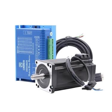 Imagem de Nema34 Kits de servo motor de passo híbrido de circuito fechado 12,2N.m 6A DC/AC 86J18156EC-1000-LS 2HSS86H-A-5 (cabo-7M)