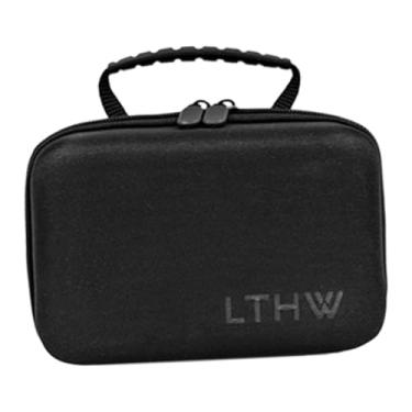 Imagem de Generic Bandeja organizadora de ovos com compartimentos individuais, preta, ideal para geladeira, a impactos, com fechamento em zíper, 6 Slots