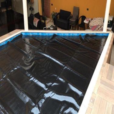 Imagem de Capa Térmica Para Piscina 7 X 5 Thermocap 500 Micras Preto, Plástico, 