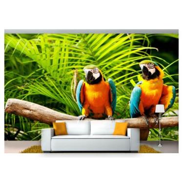 Imagem de Papel De Parede Animais Casal De Pássaros 3D Anm197 - Você Decora