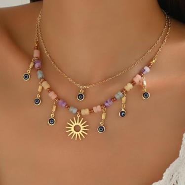 Imagem de Joias ocidentais para mulheres, colares boêmios, gargantilhas, colares de couro, joias, presentes para mulheres, presentes de Natal, presentes de amizade para mulheres, dia dos namorados, Medium