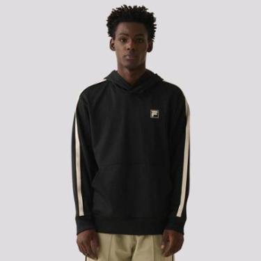 Imagem de Moletom Fila Over Union Classics Com Capuz Preto-Masculino