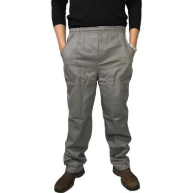 Imagem de Calça para trabalho reforçada brim pesado 100% algodão - AJF UNIFORMES