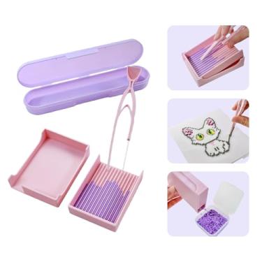 Imagem de Kculswin Kit de mini pinça e alinhador de agulha única de 2,6 mm, ferramentas eficientes de classificação de contas de ferro com recuperação de contas sem esforço para entusiastas experientes (para