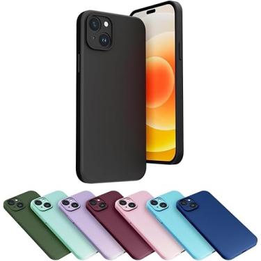 Imagem de Capa Case Premium Compatível AppIe iPhone 15 Silicone Aveludada Proteção de Câmera (CORAL)