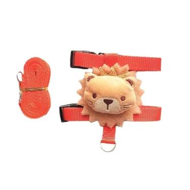 Imagem de ArnêS Com FixaçãO Para Trela – Adequado Para Coelhos, Chinchilas E Porquinhos-Da-íNdia(Leão,Terno M 1-2,5kg)