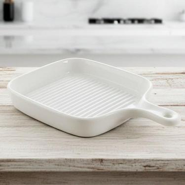 Imagem de Travessa Quadrada Assadeira Petisqueira Servir Cerâmica 20cm - Gici Ho
