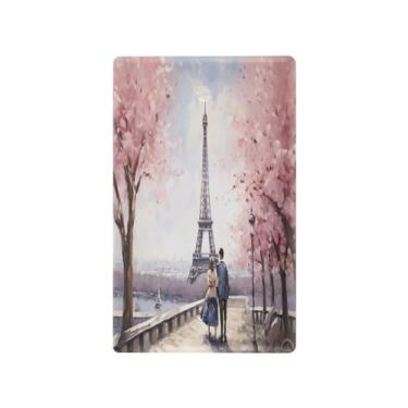 Imagem de Wassud Placa de cobertura para interruptor de luz da Torre Eiffel Romatic, 1 capa de tomada em branco, placa de parede, decoração de casa, sala de estar, quarto, decoração