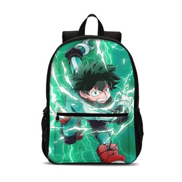 Imagem de Mochila Mys Heros Academias Kids School Nylon 31x14x47cm