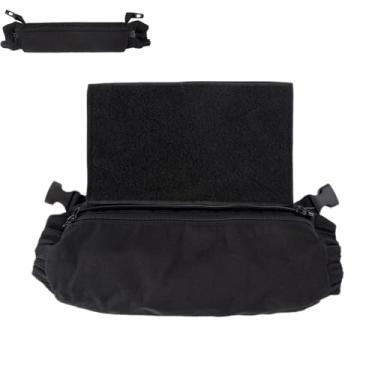 Imagem de Bolsa tática para aquecer as mãos 2 em 1, bolsa de cintura, colete de suporte de placa, suporte de peito, gancho com alça de fivela, pochete EDC, protetor para inverno, acampamento, caça, futebol e