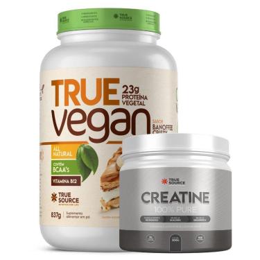 Imagem de Proteina Vegana Banoffee Crispy 837g Creatina - True Source-Unissex