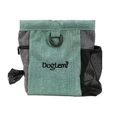 Imagem de Bolsa de Petiscos para Cães Dispenser Comida Treinamento Cintura Passeio com Pet Nylon Grande Capacidade Transportar e Suprimentos