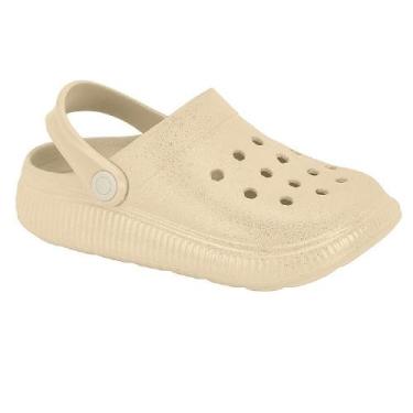 Imagem de Sandalia babuche molekinha ref 2591.200.30599 menina, Creme, 25/26