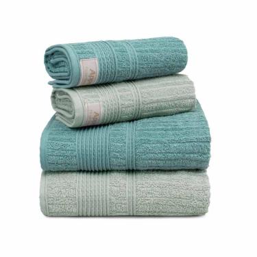 Imagem de Jogo Toalha De Banho 4 Peças Sonata Fio Penteado Appel Netuno-lunar