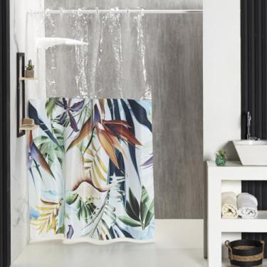 Imagem de Cortina para Box de Banheiro Impermeável com Ilhós (CAPRI)