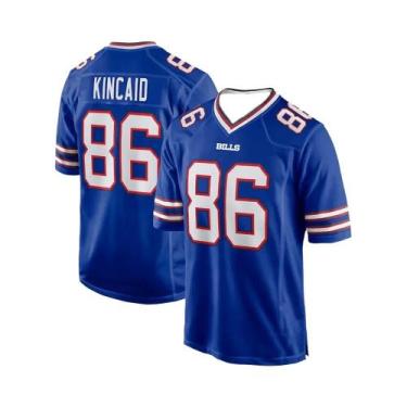 Imagem de Camisa De Futebol Americano Masculina Buffalo Bill Allen NO.10 Com Núm