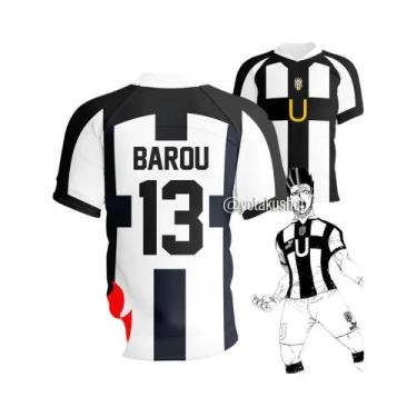 Imagem de Camisa De Futebol Masculina Blue Lock Ubers Com Decote Em V, Uniforme 