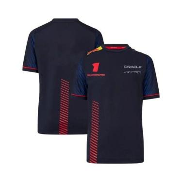 Imagem de Camiseta Masculina Red Bull 2025 Primavera Outono Corrida Ciclismo Cas