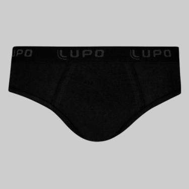 Imagem de Cueca Lupo Slip Algodão com Elastano 00485, Preto, P