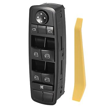 Imagem de X AUTOHAUX Interruptor mestre de janela elétrica lado do motorista 2518300090 para Mercedes-Benz GL350 ML450 R350 2007 2008 2009 2010 2011