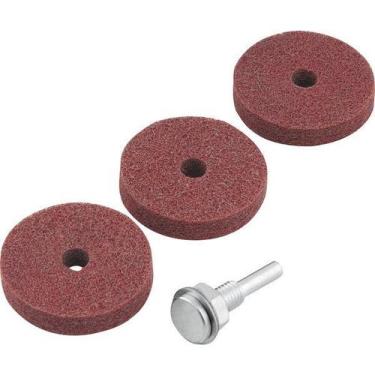 Imagem de Jogo Esponja Abrasiva 50mm Haste 1/4 Acabamento Para Furade - Vonder