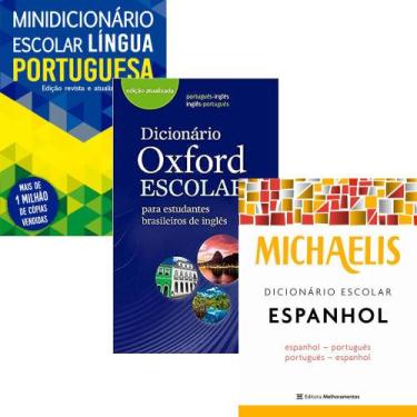 Imagem de Kit dicionários: Português + Inglês + Espanhol - Kit de Livros, 3