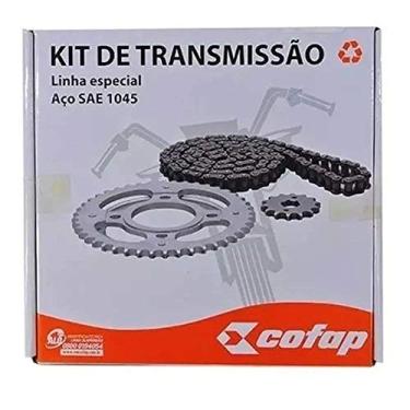 Imagem de Kit Relação Transmissão Honda Cb300r 2009 até 2015 com Retentor (O'Ring) Aço 1045 Cofap TMC410010R