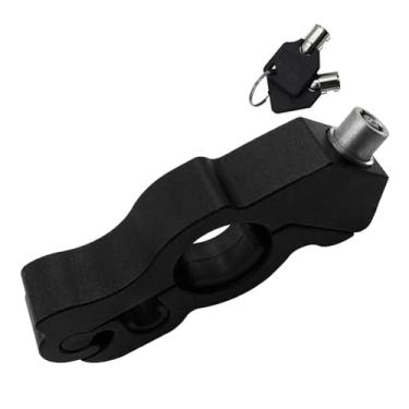 Imagem de Generic Trava de Guidão de Alumínio CNC Antifurto para Motocicleta para ATVs, Ciclomotores e Scooters à Prova D'água, Resistente Ao Calor, à Prova de Ferrugem, Ajuste Universal de 1,5 Polegadas + 2