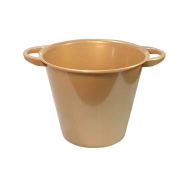 Imagem de Kit 5 Unidades Balde Acrílico De Gelo Champanheira Cerveja Bebida Decoração (Dourado)